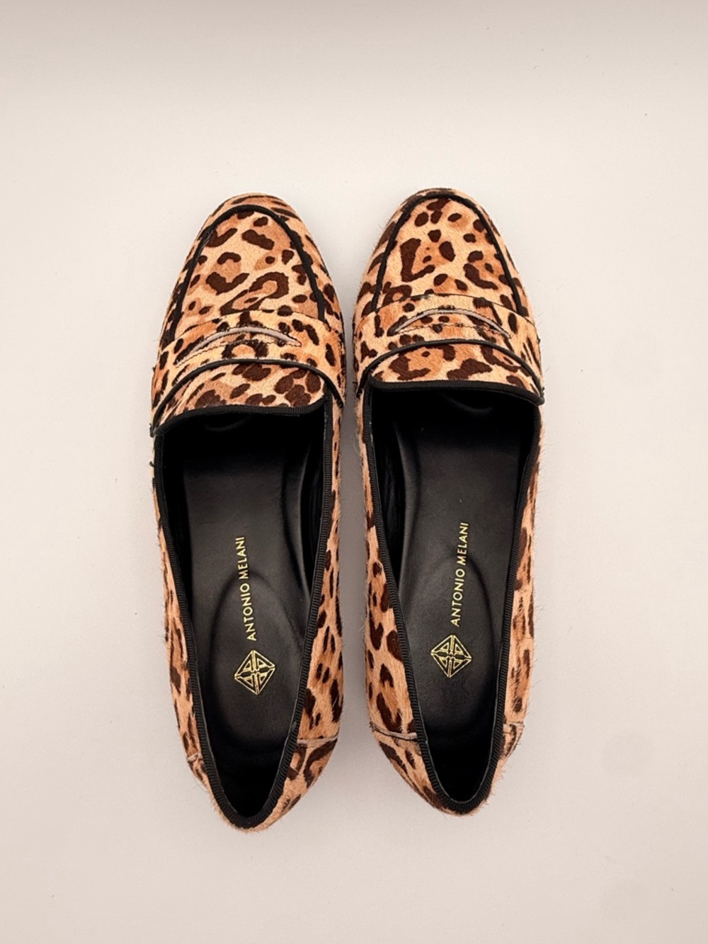 Antonio Melani Leopard Calf Hair Loafers Flats Women’s Size 9 - Picture 5 of 13